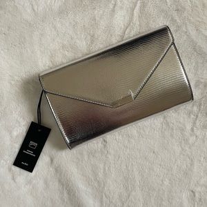 Aldo Silver clutche bag
